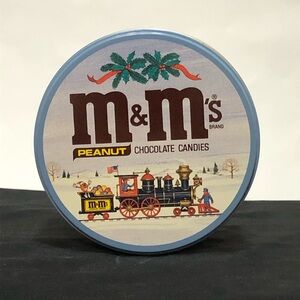 M&M's Vintage Holiday Train Tin